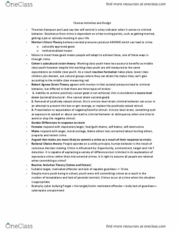 SOC 1500 Lecture Notes - Lecture 10: Reaction Formation thumbnail