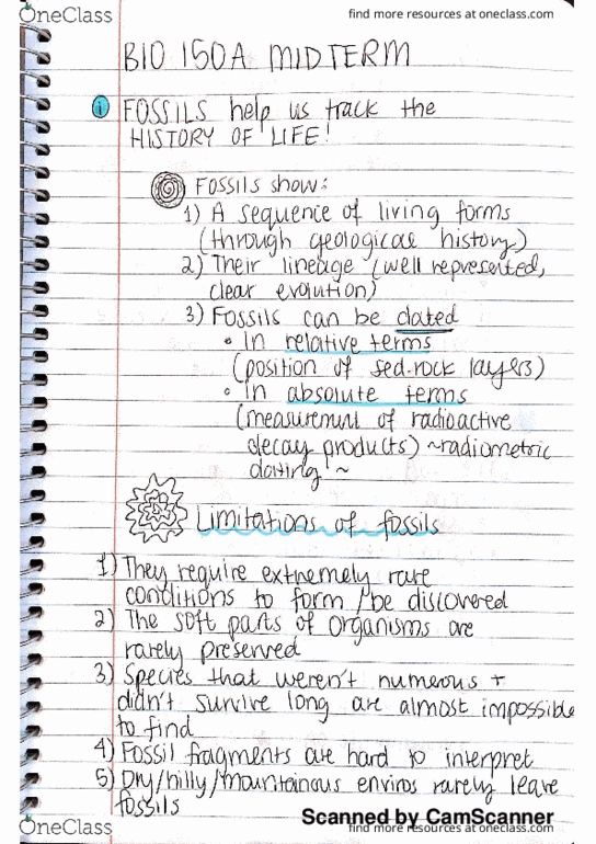 BIOL 150A Lecture 1: Biology 150A Midterm 1 Notes thumbnail