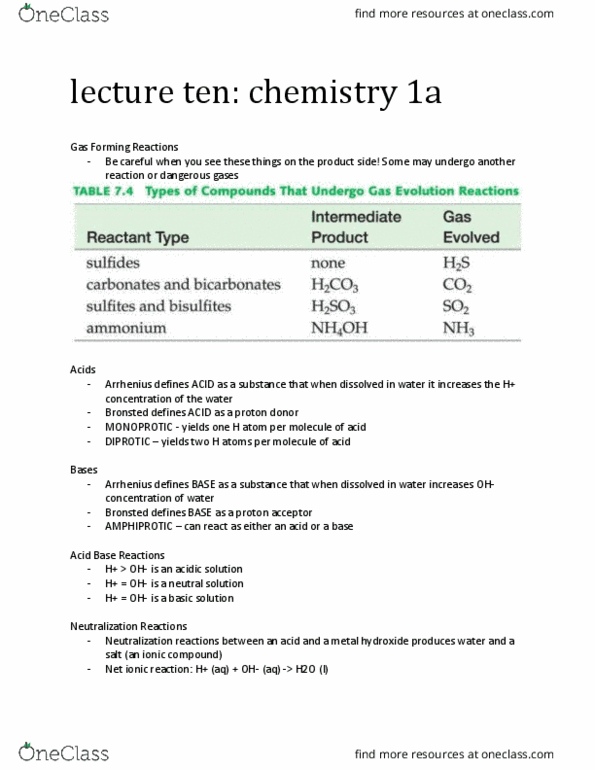 CHEM 1A Lecture Notes - Lecture 10: Analyte, Ionic Compound thumbnail