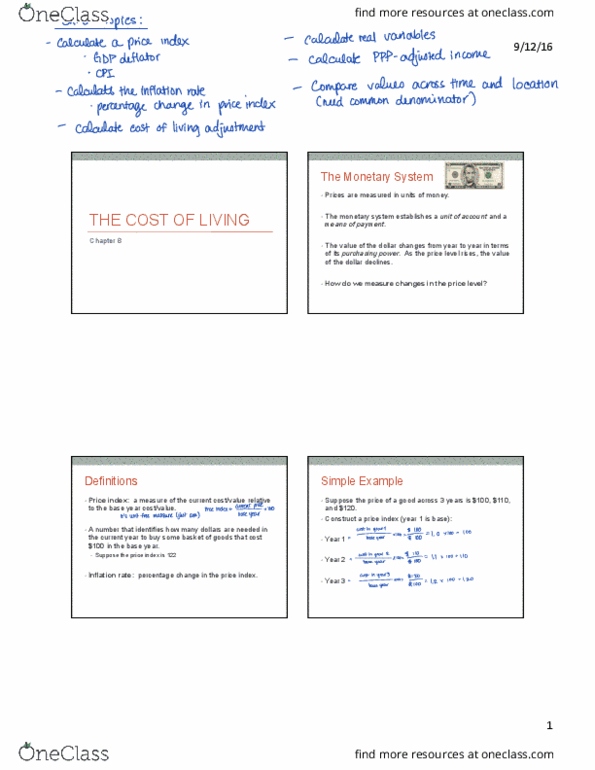 ECO 2013 Lecture Notes - Lecture 12: Big Mac Index, Purchasing Power Parity, Springfield, Missouri thumbnail