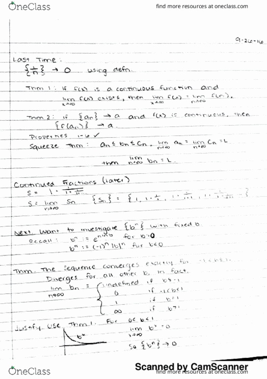 MATH 143 Lecture 3: Bounded Monotonic Sequences thumbnail