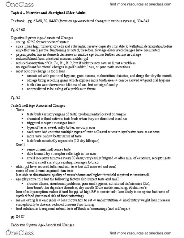 HLTH201 Chapter Notes - Chapter 6: Osteoporosis, Top Priority, Colorectal Cancer thumbnail