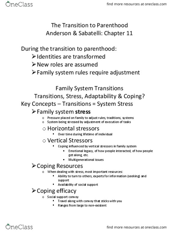 HDFS 1070 Lecture Notes - Lecture 7: No Surprises, Parenting Styles thumbnail