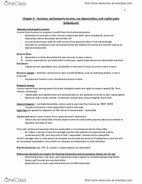 AFM202 Chapter Notes - Chapter 1: Canada Pension Plan, Accrual, Tax thumbnail