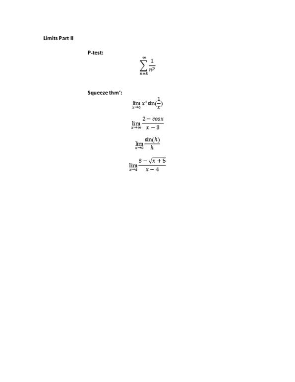 MAT135H1 Lecture : Limits Part II thumbnail