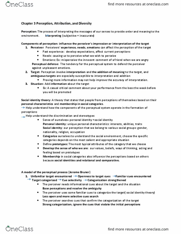 MGHB02H3 Lecture Notes - Lecture 3: Performance Appraisal, Dispositional Attribution, Job Performance thumbnail