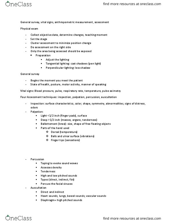 NUR 306 Lecture Notes - Lecture 2: Posterior Tibial Artery, Caffeine, Bradypnea thumbnail