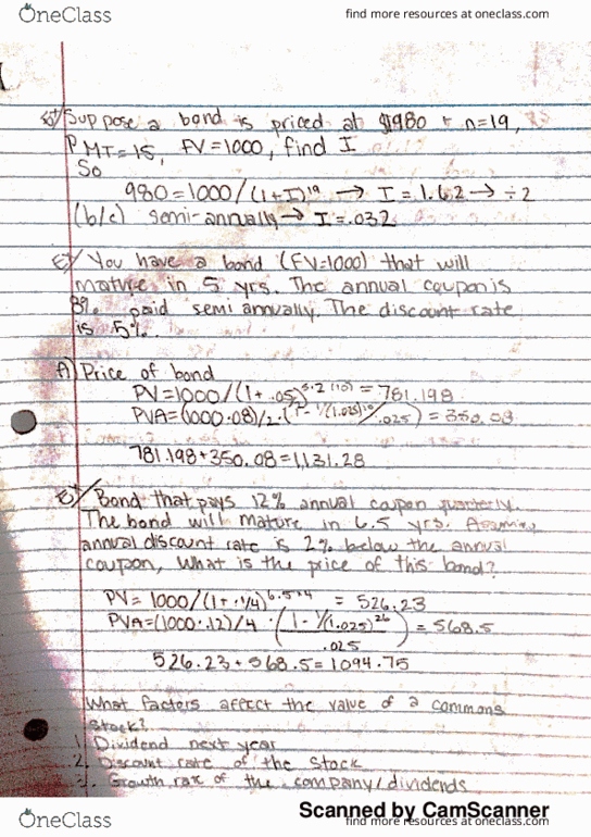 FIN 101 Lecture 6: Finance 6 thumbnail