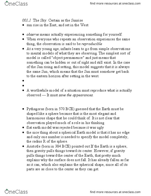 PHYS 101 Lecture Notes - Lecture 1: Spherical Earth, Noon, Escape Velocity thumbnail