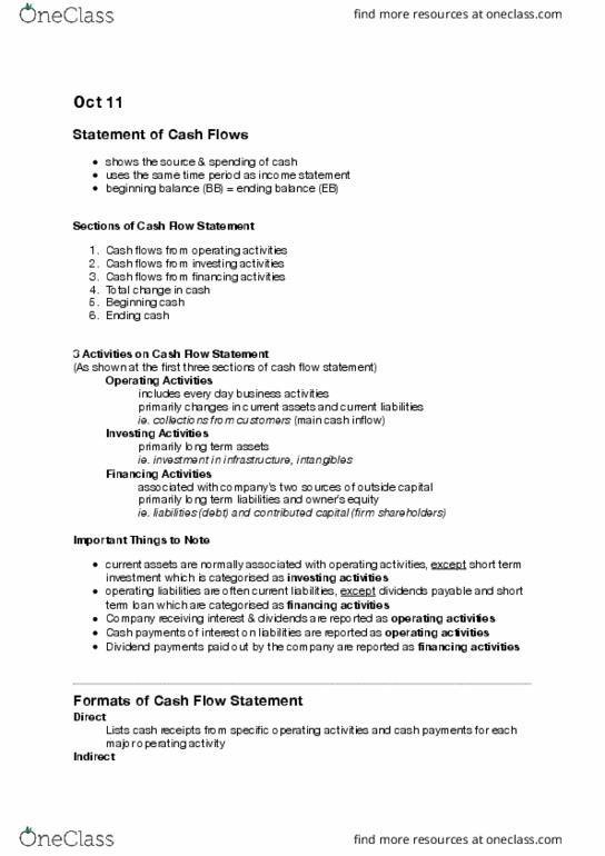 ACCT-UB 1 Lecture Notes - Lecture 6: Current Liability, Operating Expense, Cash Flow Statement thumbnail