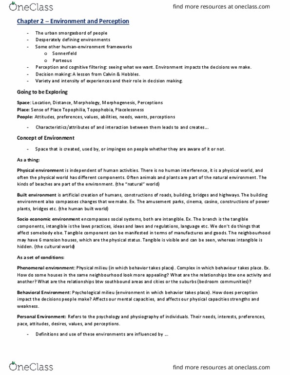 GEO 106 Lecture Notes - Lecture 10: Decision-Making, Commuter Town, Built Environment thumbnail