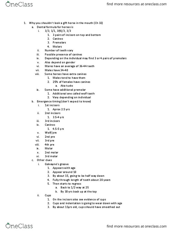 ANS 1 Lecture Notes - Lecture 9: Small Intestine, Ileum, Dentition thumbnail