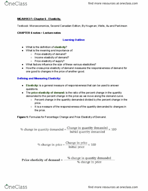 MGEA01H3 Lecture 4: MGA01H3 Lecture 4: Chapter 6 - Elasticity thumbnail