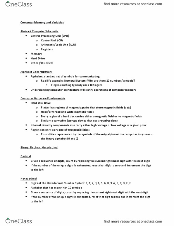 COMP 1405 Lecture Notes - Lecture 3: Substitution Cipher thumbnail