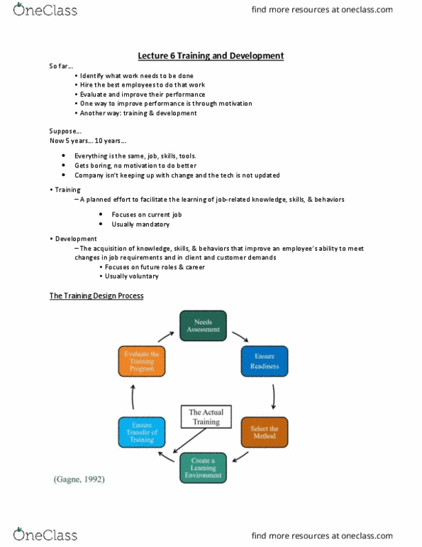 MGT 315 Lecture Notes - Lecture 6: Adventure Learning, Descriptive Knowledge, Firefighter thumbnail