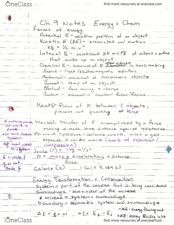 CHEM 107 Chapter Notes - Chapter 9: Prope thumbnail