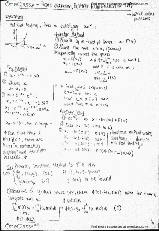 MATH 316 Lecture 4: Picard Iteration, Existence, & Uniqueness for Initial Value Problems (IVPs) thumbnail