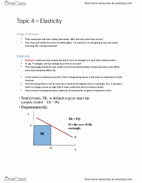 ECON 1B03 Lecture Notes - Lecture 4: Ice Cream Cone, Demand Curve, Substitute Good thumbnail