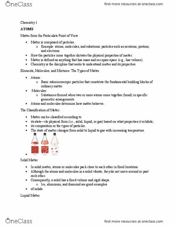 CHEM 101 Lecture 1: chem chapter 1 notes thumbnail