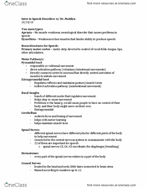 SPA-2001 Lecture 10: Chapter 10 Notes w/ Dr. Madden thumbnail