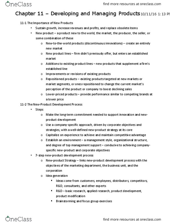 AEM 2400 Chapter Notes - Chapter 11: Observability, Longrun, Business Analysis thumbnail