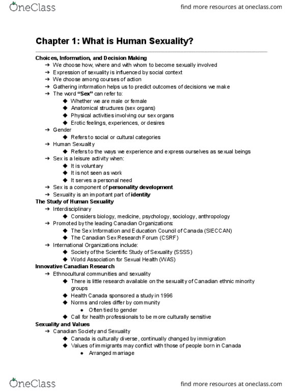 FRHD 2100 Lecture Notes - Lecture 1: Bisexuality, Anal Sex, Pederasty thumbnail