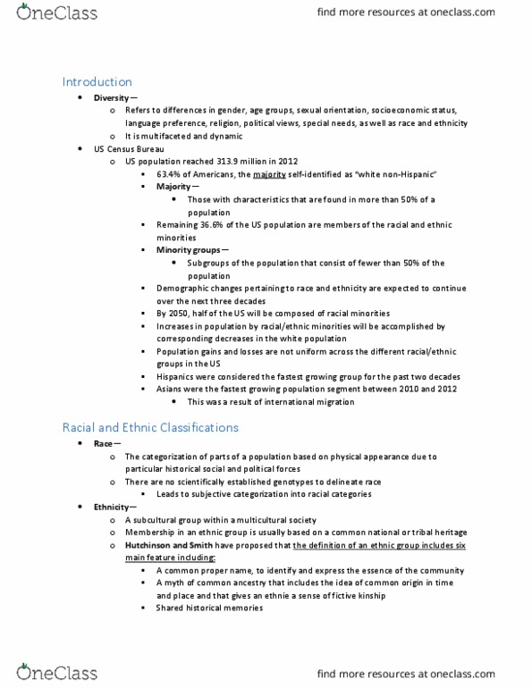 HSC 4201 Chapter Notes - Chapter 10: Patient Protection And Affordable Care Act, Statistical Classification, United States Census Bureau thumbnail