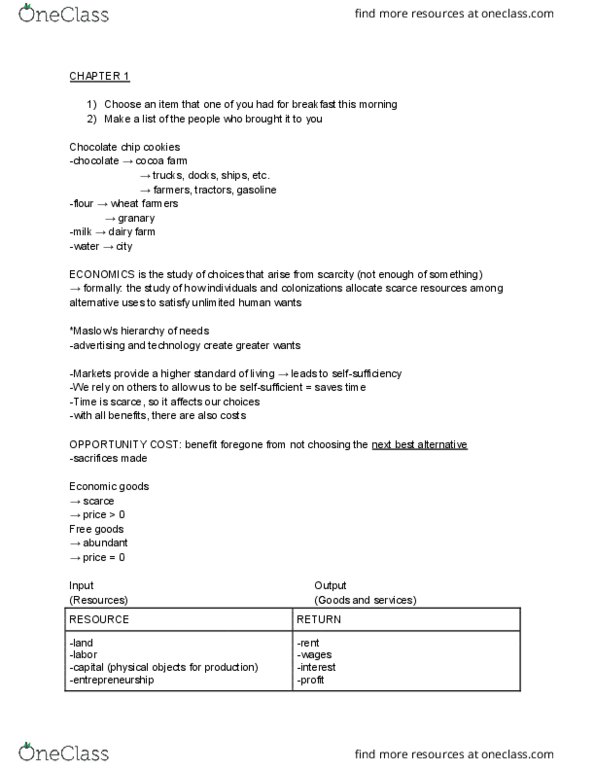 ECON 162 Lecture Notes - Lecture 1: Money Supply, Chocolate Chip Cookie, Farm Water thumbnail