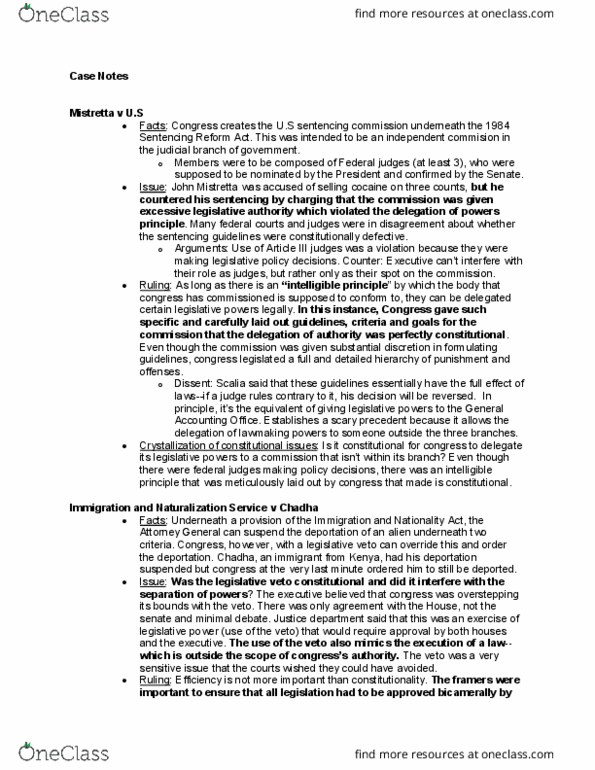 MET PO 241 Lecture Notes - Lecture 5: Absolute Immunity, Curtis Wright, Enumerated Powers thumbnail