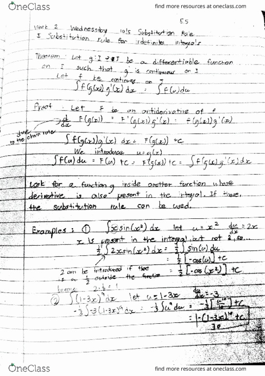 MATH 2B Lecture Notes - Lecture 6: Differentiable Function thumbnail