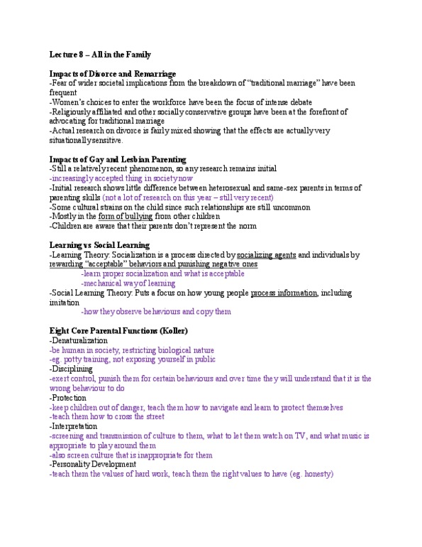 SOC377 Lecture Notes - Lecture 8: Leonard Sax, Gender Role, Pediatrics thumbnail