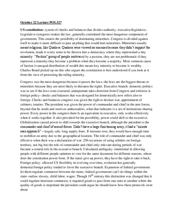 POL327Y5 Lecture Notes - Pentagon Papers, Executive Privilege, Tabula Rasa thumbnail