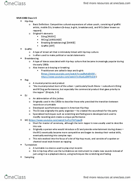 POL 1101 Lecture Notes - Lecture 1: Lates, Wild Style, Xylophone thumbnail