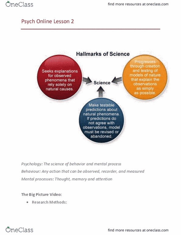 PSYC 100 Chapter Notes - Chapter 2: Critical Thinking, Informed Consent, Regression Analysis thumbnail