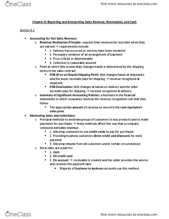 PSY 30312 Chapter Notes - Chapter 6: Direct Deposit, Financial Statement thumbnail