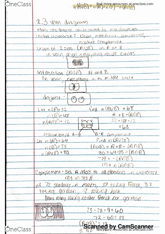 MATH M118 Lecture 3: Section 2.3 Notes thumbnail
