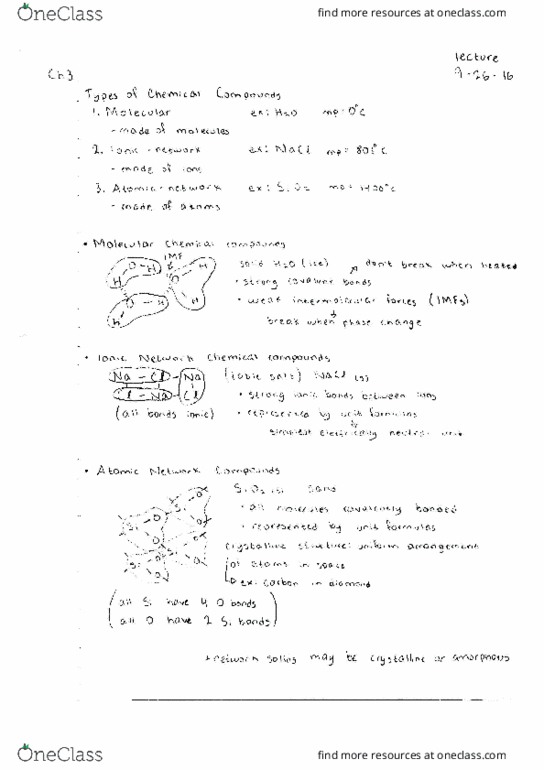 CHE 2A Lecture Notes - Lecture 3: Benzene thumbnail