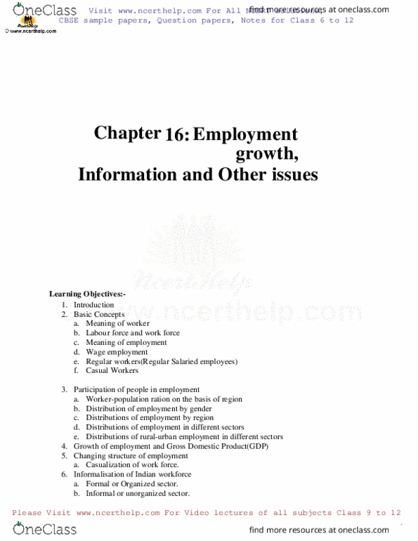 ECON 100 Lecture Notes - Lecture 6: Gross Domestic Product, Central Board Of Secondary Education, National Council Of Educational Research And Training thumbnail