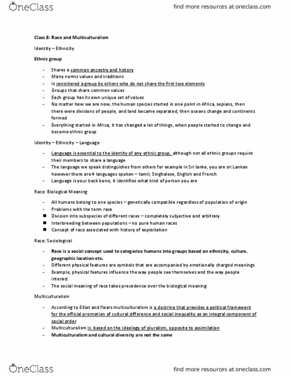 MHR 600 Lecture Notes - Lecture 8: Proxemics, Conflict Resolution, Absenteeism thumbnail