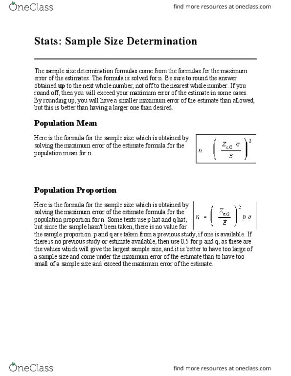 01:960:285 Lecture Notes - Lecture 20: Statistic, Interval Estimation, Point Estimation thumbnail