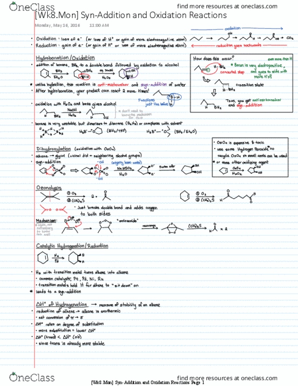 CHEM 30A Lecture 19: [Wk8.Mon] Syn-Addition and Oxidation Reactions thumbnail