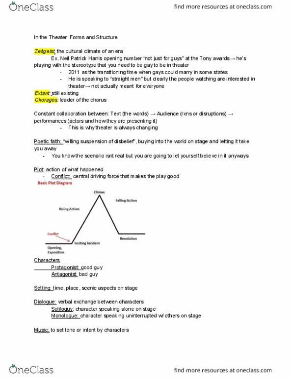 THTR1170 Lecture Notes - Lecture 3: Satyr Play, Dionysia, Euripides thumbnail