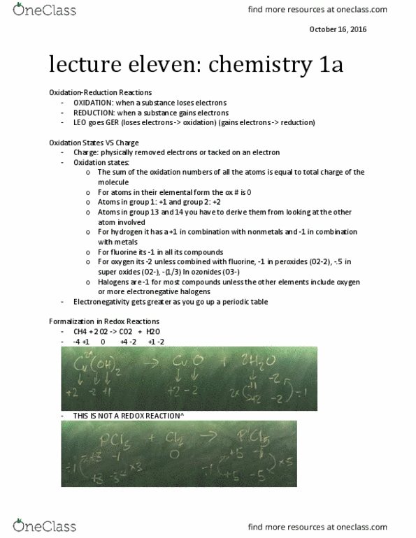 CHEM 1A Lecture Notes - Lecture 11: Electronegativity, Fluorine thumbnail