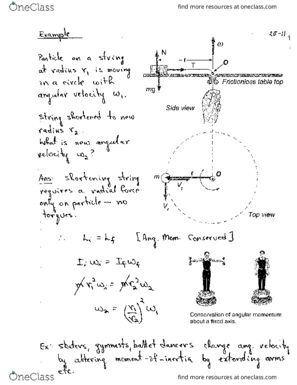 Physical Sciences 12a Lecture Notes - Lecture 24: Rotation Around A Fixed Axis, Trin, Plat thumbnail