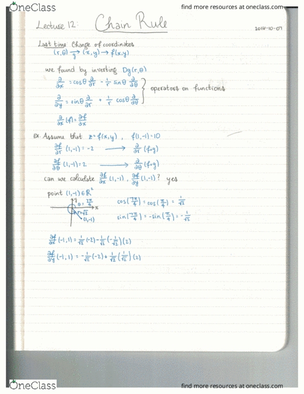 MATH 280 Lecture Notes - Lecture 12: Directional Derivative, Unit Vector, Fax thumbnail