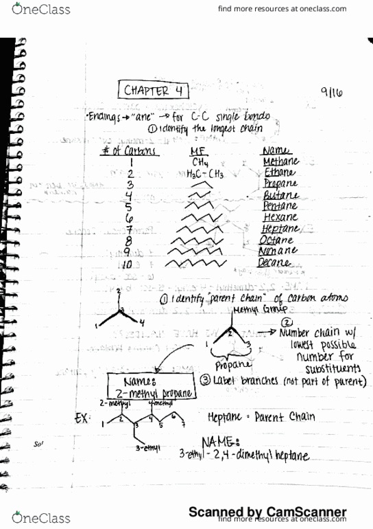 CHY 251 Lecture 8: Nomenclature of Alkanes and Cycloalkanes thumbnail