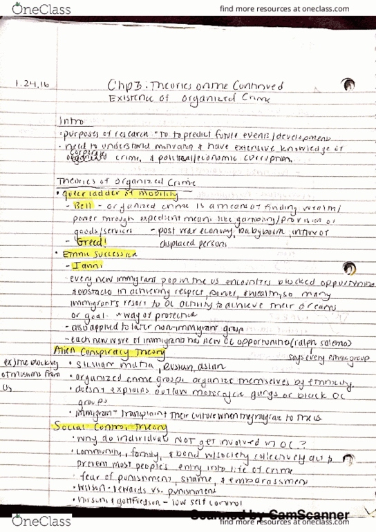 CJ 3403 Lecture 5: Theories of Organized Crime Part 1 thumbnail