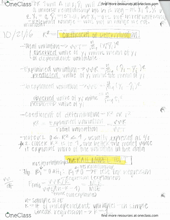 MKT 317 Lecture Notes - Lecture 13: F-Test, Tachykinin Receptor 1 thumbnail