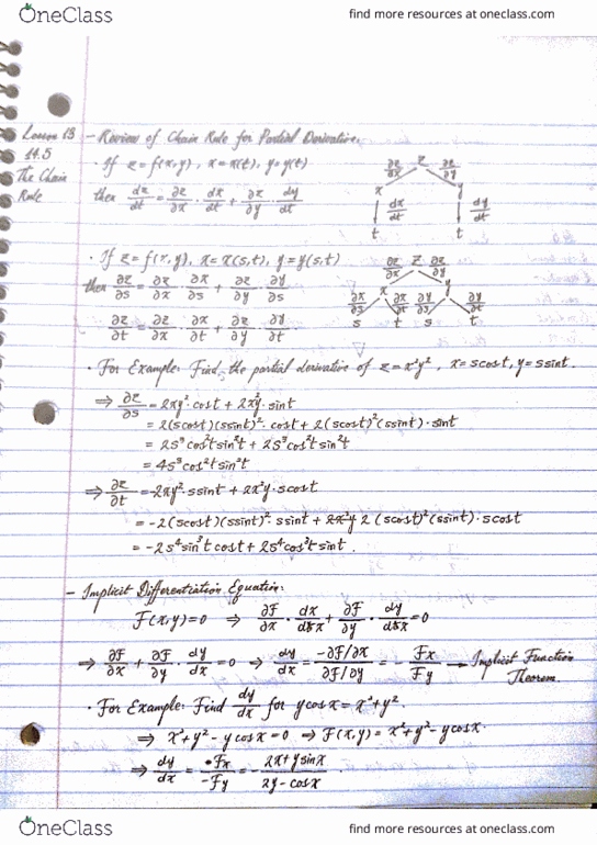 MATH 231 Lecture 13: Chain Rule, Gradient Vector and Directional Derivative thumbnail