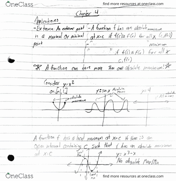 CHM 030 Lecture Notes - Lecture 23: Maxima And Minima thumbnail